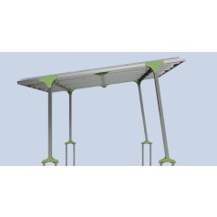 1 férőhelyes carport - napelemes autóbeálló