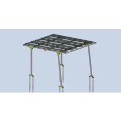 2 férőhelyes carport - napelemes autóbeálló bővítés