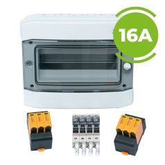   DC túlfeszültség és túláram védelmi szett 2 munkapont 2 sztring 16A