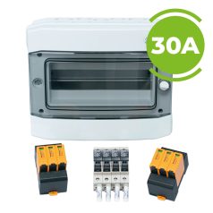   DC túlfeszültség és túláram védelmi szett 2 munkapont 2 sztring 30A