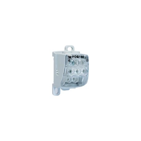 PDB 160 Sorkapocs elosztóblokk 1x25 3x16 3x10 szürke Hora etec 1000VDC 65A