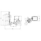 WATT-FL12E elektromos mini targonca