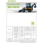 WATT-WB12D kombinált rakodógép