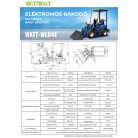 WATT-WL04E elektromos rakodó