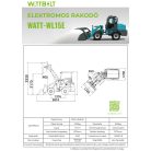 WATT-WL15E elektromos rakodó