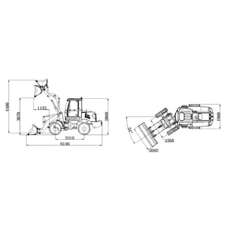 WATT-WL18D diesel rakodó