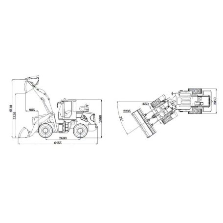 WATT-WL20D diesel rakodó